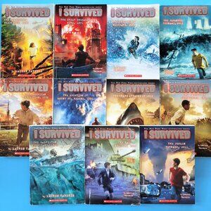 I SURVIVED SET OF 11 SCHOLASTIC PAPERBACK BOOKS LAUREN TARSHIS NO DUPLICATES